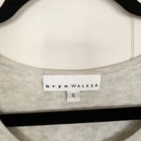 Closet clearance Bryn Walker Heather Gray Tunic Asymmetrical Lagenlook Cotton - Picture 4 of 7